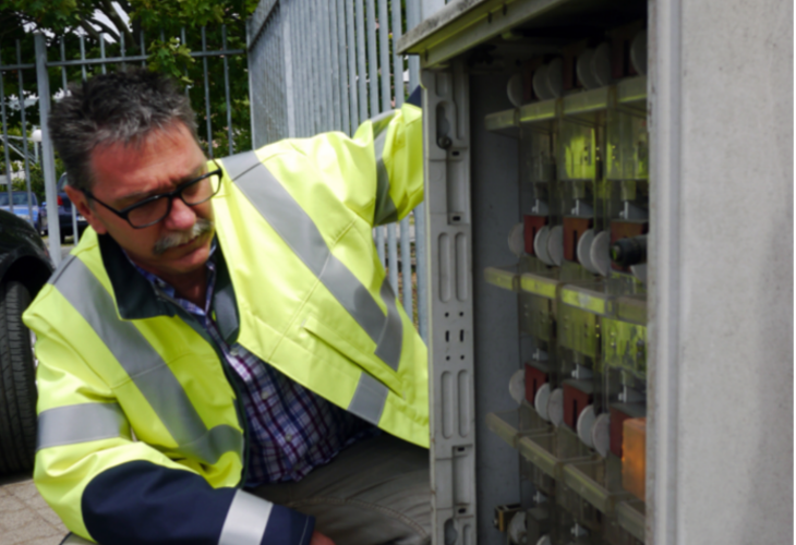 ENetz-Projekt E-Netz Installation