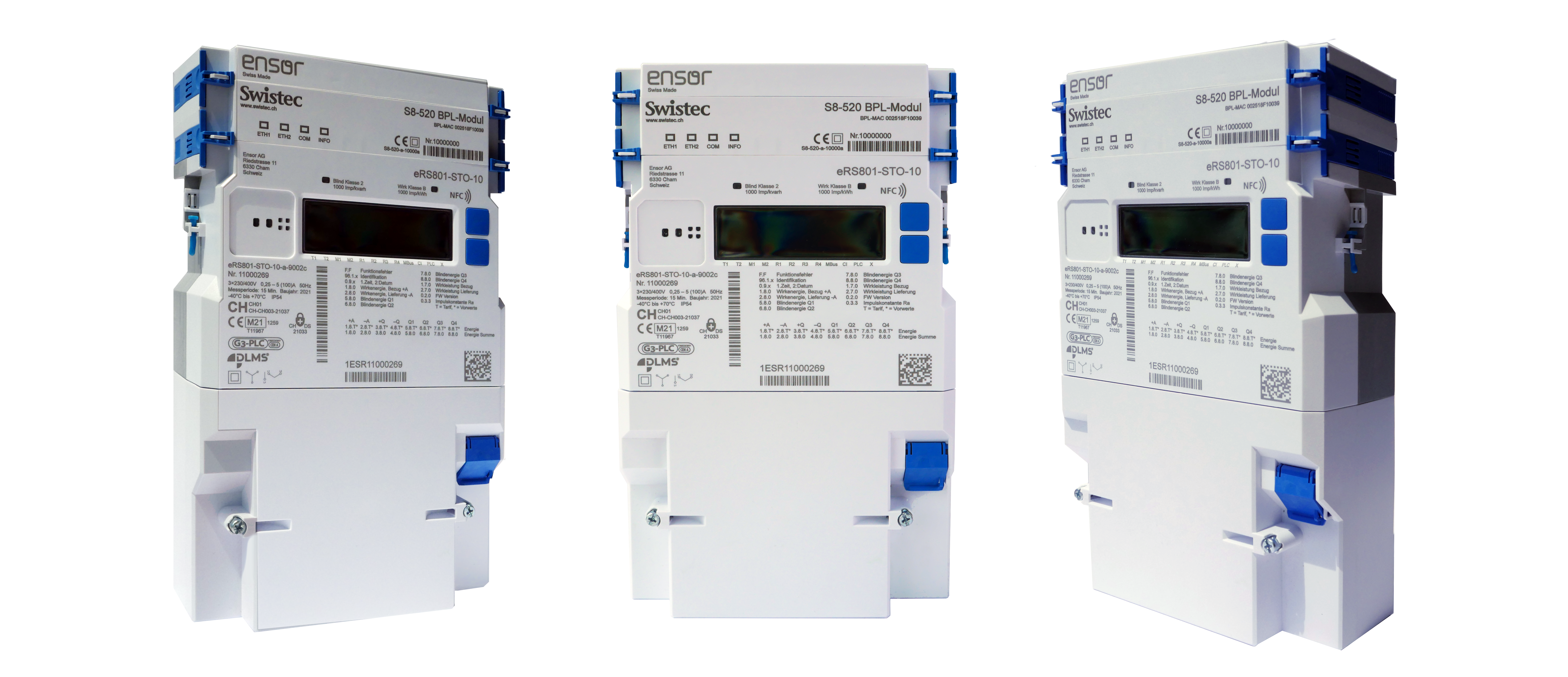 BPL Module Mounted in a Meter Swistec S8-520-BPL-Modul ule